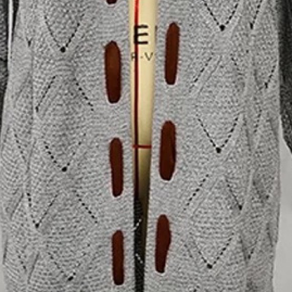 Knit Ribbon Hooded Cardigan Sweater - Picture 10 of 16